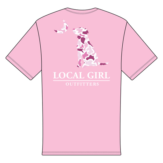 LG PINK LCF DOG AND MOON SS TEE PINK