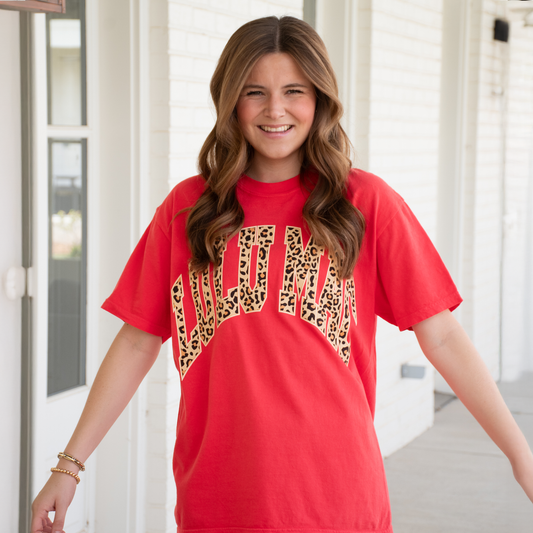 LULUMAC CHEETAH TSHIRT RED