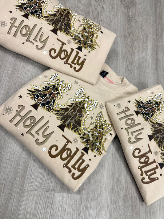 HOLLY JOLLY XMAS CREWNECK