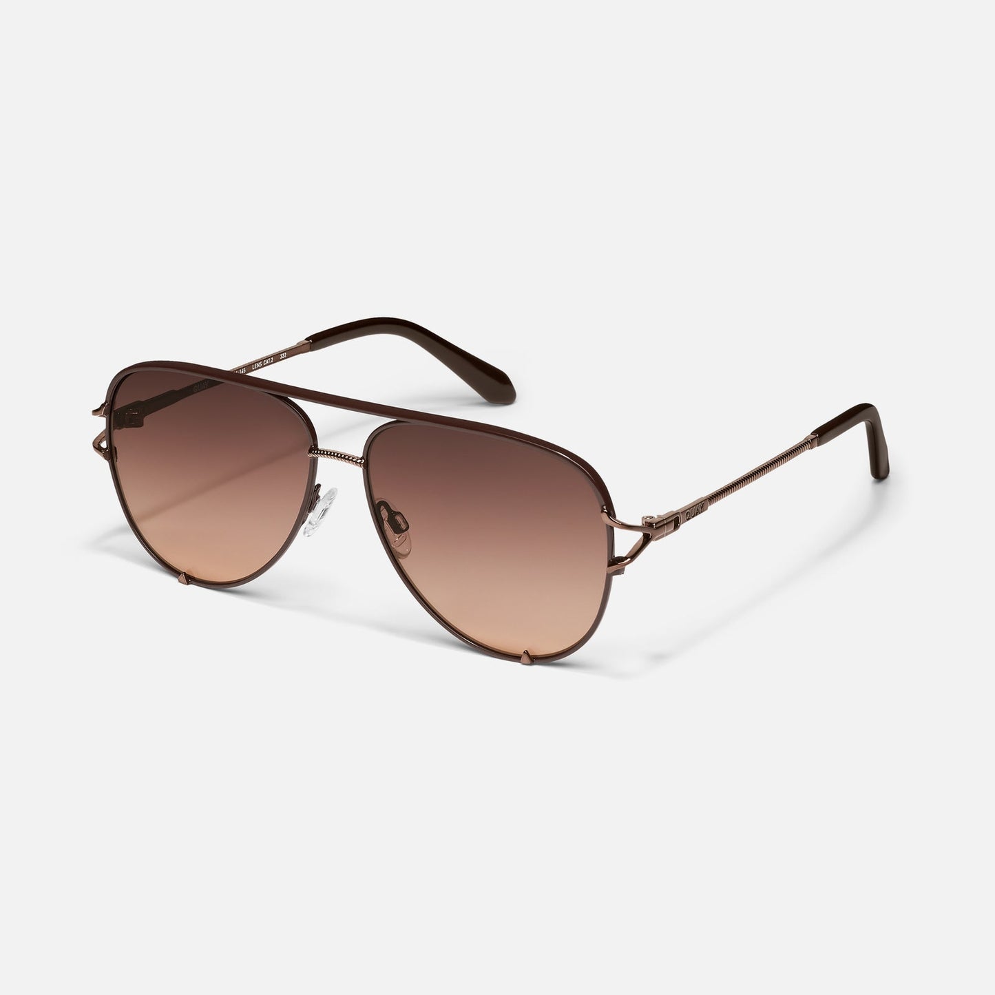QUAY HIGH KEY TWIST SUNGLASSES