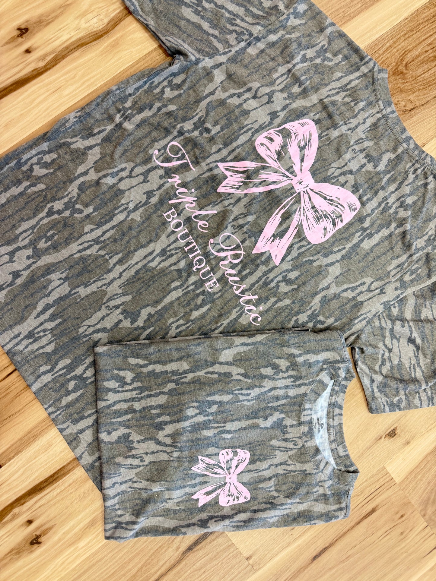 TRB BRANDED BOW TEE